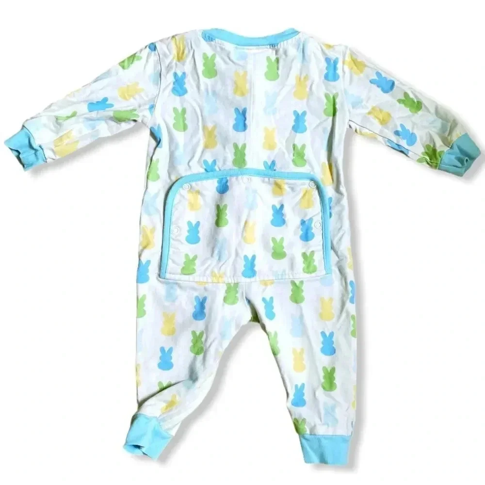 Classic Whimsy | Blue Peeps Easter Pajamas (12 m)